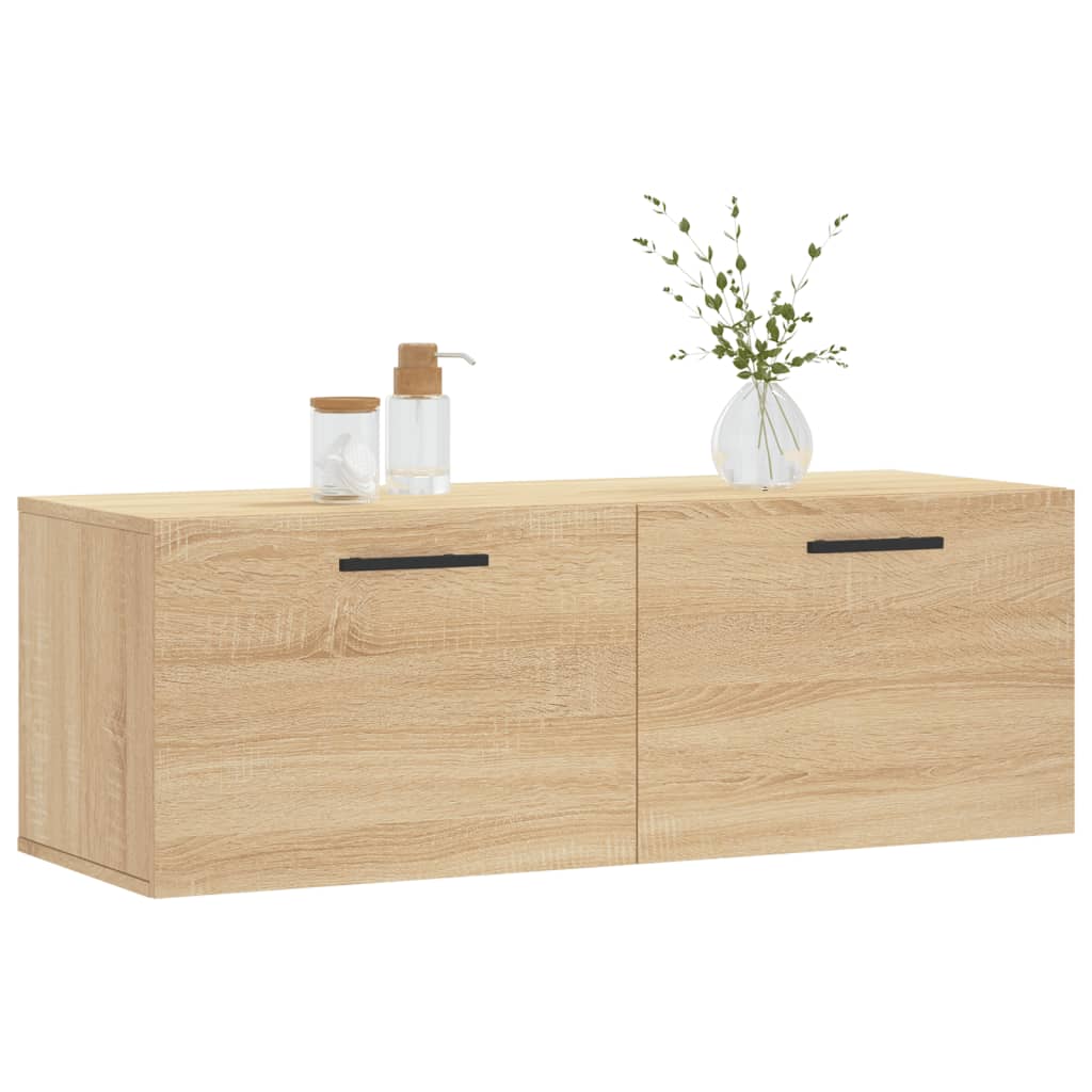 Wall Cabinet Sonoma Oak 100x36.5x35 cm Engineered Wood